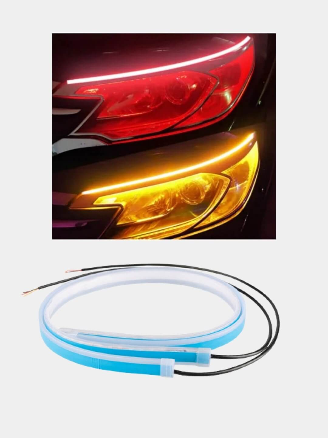 Avtomobil faralari uchun svetodiodli LED tasma, 60 sm