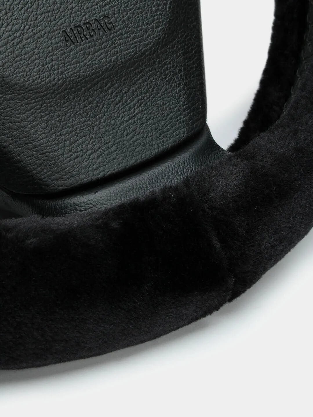 Avtomobil ruli uchun issiq mexlik g'ilof, razmeri universal qishki chexol, polik 37-39 sm
